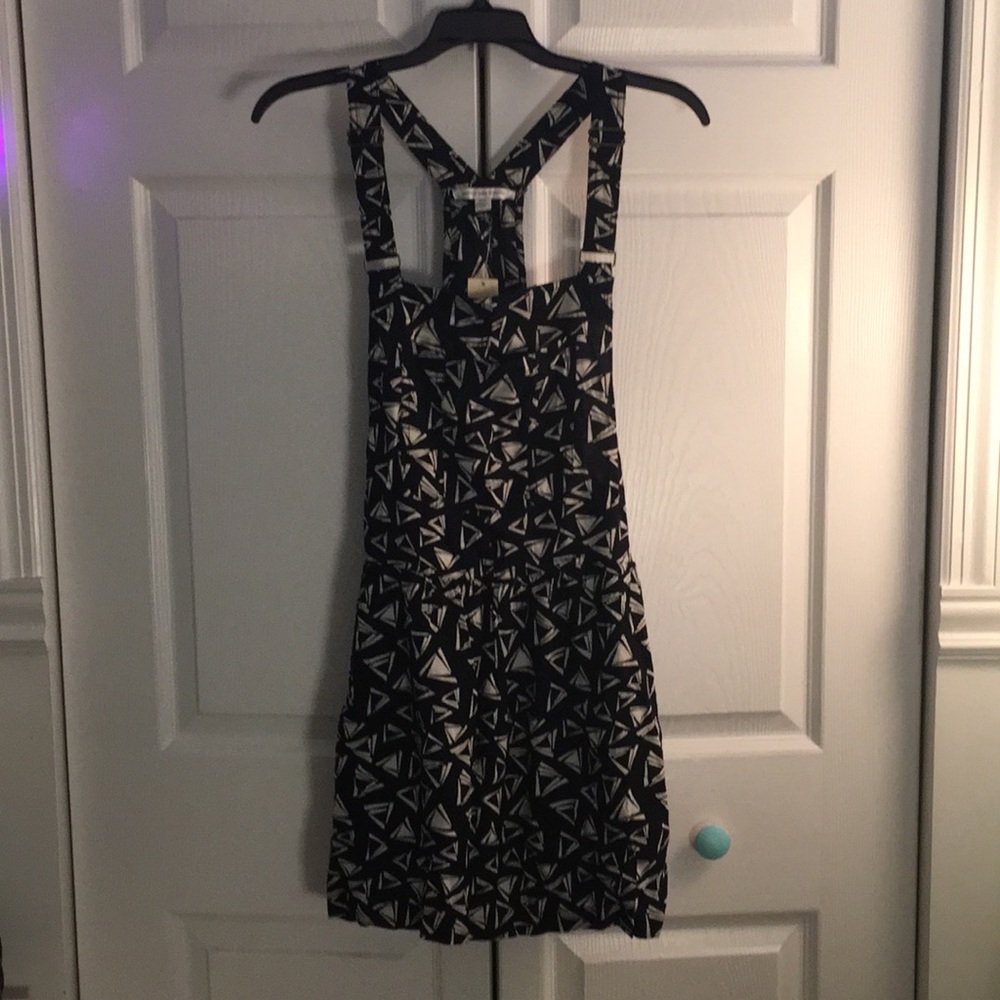 American Eagle black and white dress